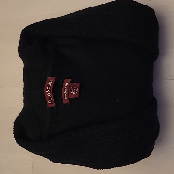 LIKE NEW Paulo Salari Academia Cowl Neck Cardigan - Picture 12 of 12